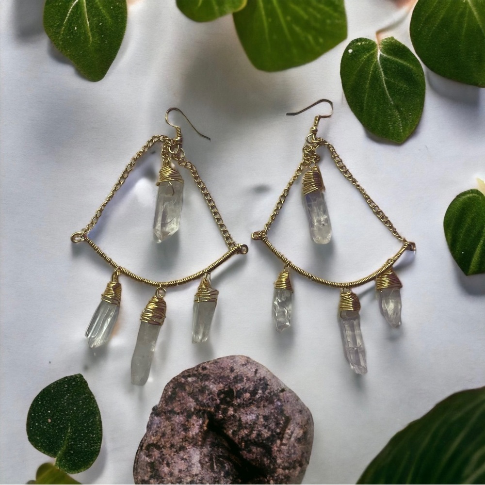 Dangled Crystal Earrings